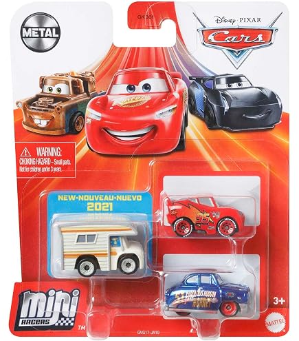 Disney Cars Mini Racers Thunder Hollow 3-Pack : Amazon.co.uk: Toys